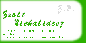 zsolt michalidesz business card